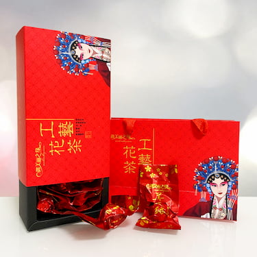 Китайский чай ассорти «Цветущий дракон» в подарочной упаковке